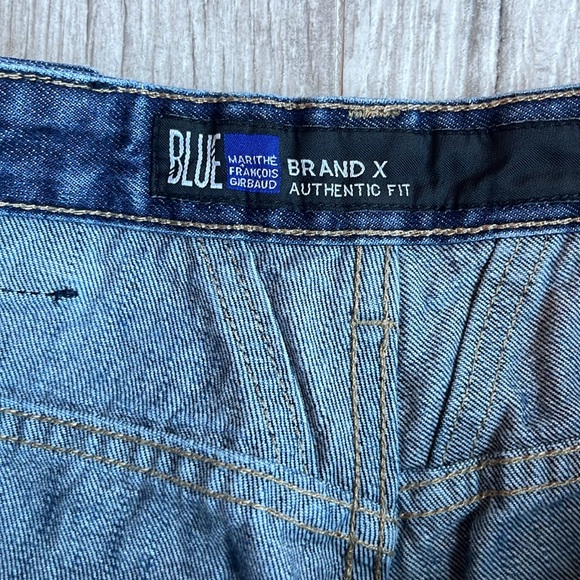 Marithe Francois Girbaud Men Blue Brand X Authentic Baggy Jeans‎ 32 X 27 Jabos - Picture 4 of 15
